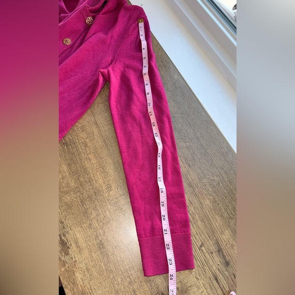Talbots Women’s Dark Pink Merino Wool Cardigan size S - Picture 7 of 8